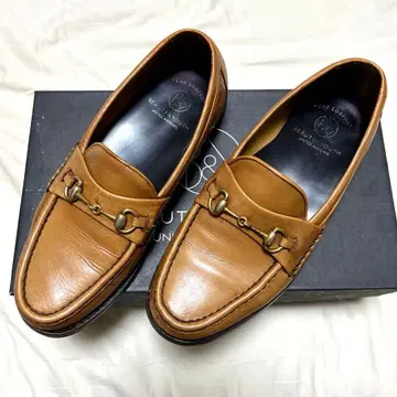 Beauty & Youth 비트 로퍼 남성용 9 가죽 밑창 카멜