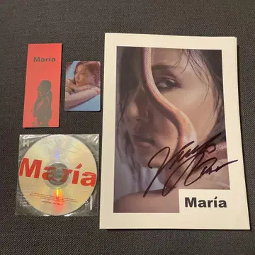 MAMAMOO 화사 친필 사인 앨범 Maria 1점