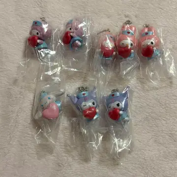 산리오 간호사 스윙 마스코트 캡슐 토이 가챠가챠