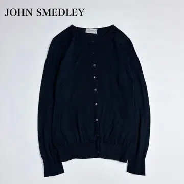 [ 현행 ] 미사용급 존스메들리 씨 아일랜드 코튼 가디건 네이비 S