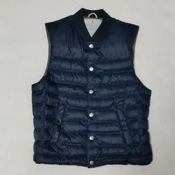 BRUNELLO CUCINELLI 다운 베스트 네이비 S