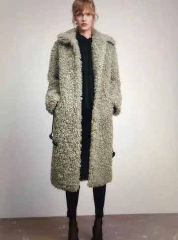 새상품급 ZARA 푸들 코트 테디