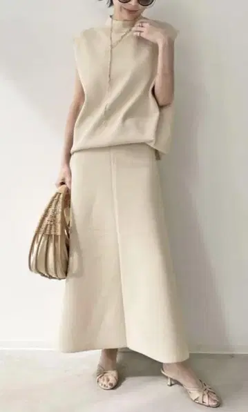 L'Appartement Knit Flare Skirt 36