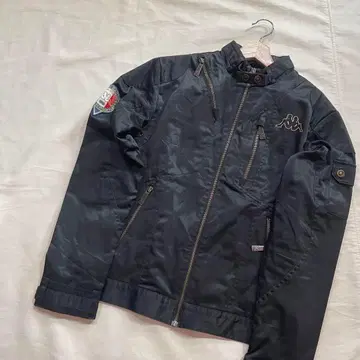 Kappa 라이더 자켓 스탠드 카라 블랙 남성용 M