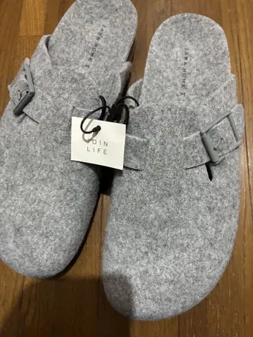 ZARA HOME 그레이 사보 클로그 샌들