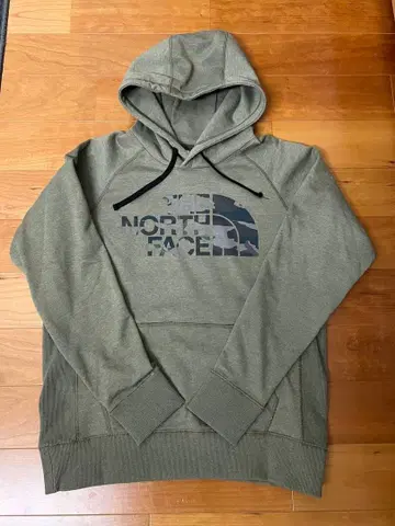 THE NORTH FACE 올리브 그린 후드티