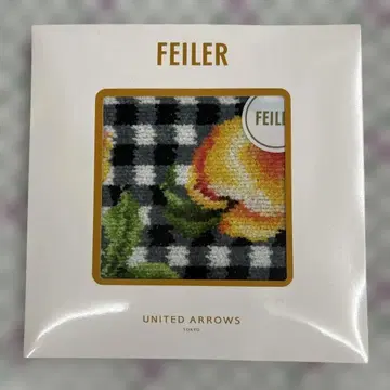 FEILER 페이러 타월 손수건 유나이티드 애로우즈 별주 피치