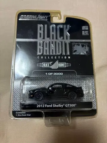 GREENLIGHT BLACK BANDIT 2012 Ford Shelby