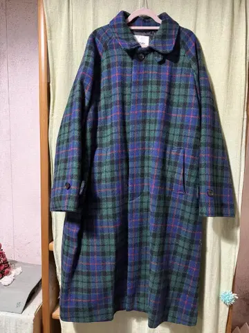 BEAMS BOY 해리스 트위드 발마칸 코트