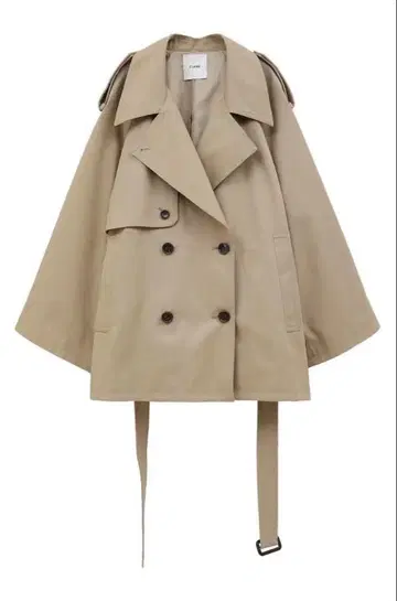 CLANE OVER SHORT TRENCH COAT beige 1