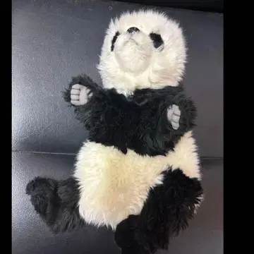 HANSA 팬더 퍼펫 봉제 인형 블랙 화이트 귀여운