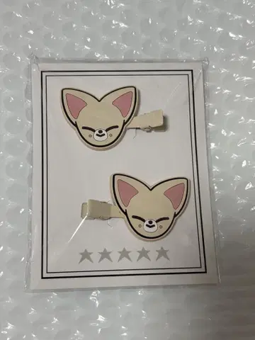 SKZOO 폭시니 헤어 클립 미개봉 새상품