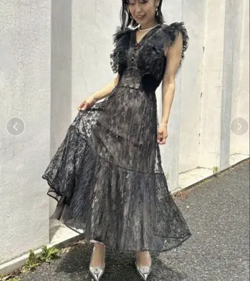 snidel 드레스 원피스 레이스 결혼식 경사