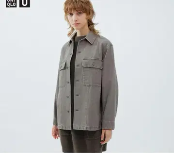 유니클로 유 UNIQLOU 데님 셔츠 자켓