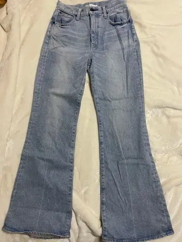MOUSSY 플레어 데님 26inch 라이트 블루