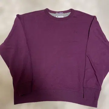 Champion 퍼플 크루넥 트레이닝복 XL