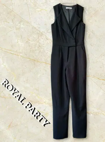 로얄 파티 점프수트 올인원 블랙 프리 사이즈