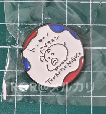 만박 돈까스 파빌리온 핀 배지 미야쿠미야쿠 컬러 노구치