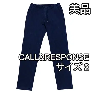 콜앤스폰 새상품급 스트레치 데님 조거 팬츠 사이즈 2