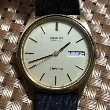 레어! SEIKO Chronos HGC 8123-7080 남성용 손목시계