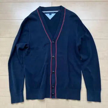 TOMMY HILFIGER 네이비 가디건 M 새상품급
