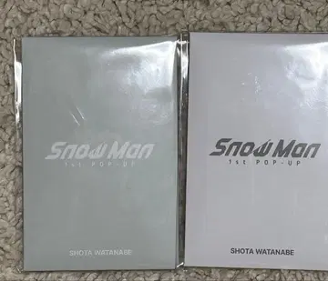 SnowMan 한국 POPUP 포토 카드 세트 한국 verA B