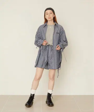 MILK FED. 스트라이프 셔츠 셋업