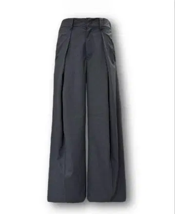 CS stripe cross tuck drape slacks size1