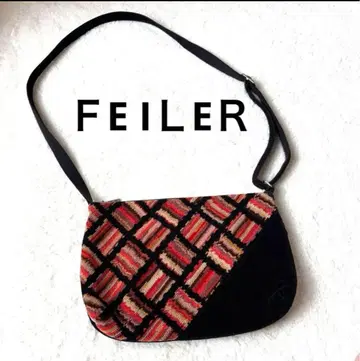 FEILER 체크 무늬 숄더백