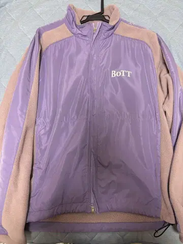 BoTT 퍼플 플리스 트랙 자켓