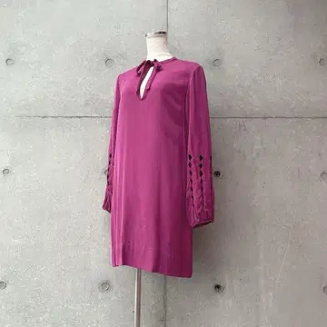 DIANE vonFURSTENBERG 다이아 컷 슬리브 실크 원피스 2