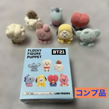 미사용품 BT21 FLOCKY FIGURE PUPPIET 전 7종 컴프품