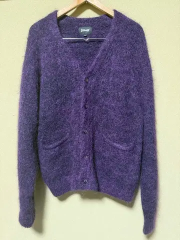 Schott 모헤어 가디건 M