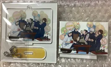 게토 스구루 벌스데이 스퀘어 캔뱃지 아크릴 스탠드 키링