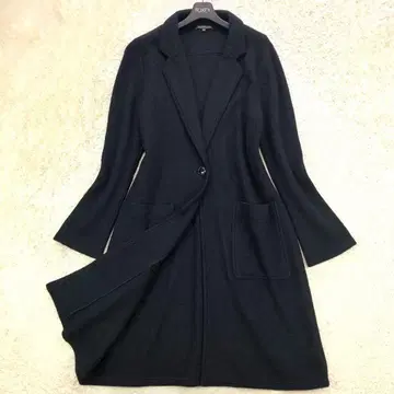 매킨토시 런던 체스터 코트 롱 울 1B 40 블랙