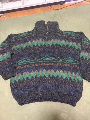 90s 북유럽계 로우게이지 니트