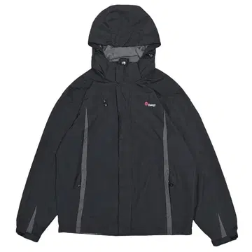 Y2K 구제 의류 나일론 자켓 후드티 미국 에너지 기업 테크