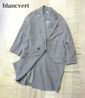 blancvert 오버사이즈 더블 허리 체스터 코트 38