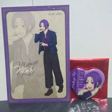 블루 록 도큐 부동산 미카게 레오 하트 캔뱃지 엽서