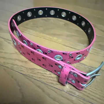 unknown skull leather belt street y2k