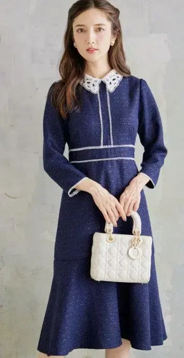 tocco 카라 부착 원피스