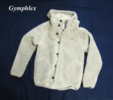 [ 새상품급 ] Gymplex 플리스 자켓 아이보리 사이즈 14