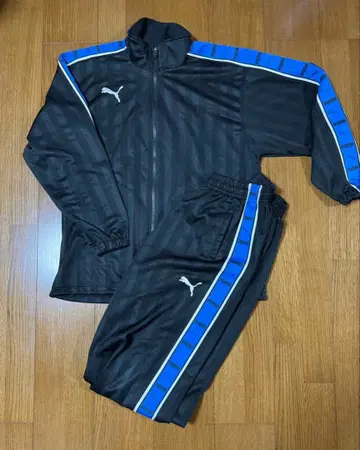 새상품급 PUMA 저리 상하의 세트 단종 모델 파랑 블루