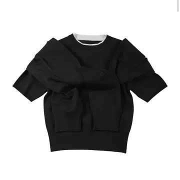 esmew cardigan layered knit