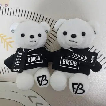 주논 료키 곰 봉제 인형 키링