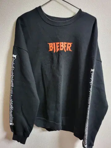JUSTIN BIEBER Purpose Tour 맨투맨 L