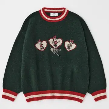 MD X'mas KNIT MINNIE 니트 미니 마우지 그린 그린