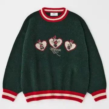 MD X'mas KNIT MINNIE 니트 미니 마우지 그린 그린