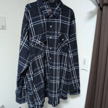 Dickies 플란넬 셔츠 2XL 사이즈 네이비