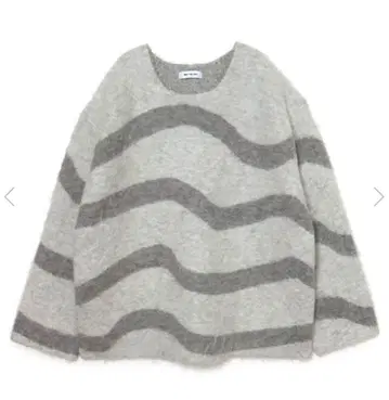 melt the lady logo nuance knit gray